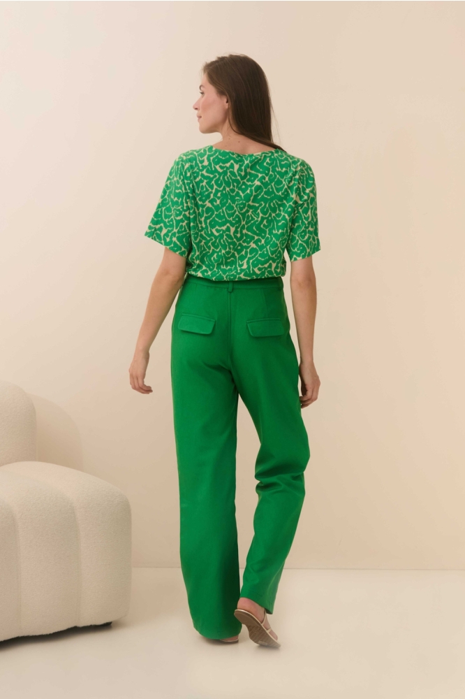 BLOUSE IGGY QD03 811 landscape print
